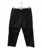 BOUTIQUE ROMANTIQUEブティックロマンティック）の古着「ナイロンパンツ」｜ブラック