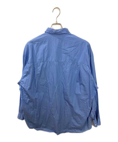 Graphpaper（グラフペーパー）Graphpaper (グラフペーパー) Oversized Regular Collar Shirt ブルー サイズ:Freeの古着・服飾アイテム