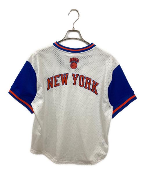 MITCHELL & NESS（ミッチェルアンドネス）MITCHELL & NESS (ミッチェルアンドネス) ゲームシャツ ホワイト サイズ:Lの古着・服飾アイテム