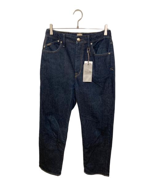 YANUK（ヤヌーク）YANUK (ヤヌーク) ワイドストレートデニムパンツ インディゴ サイズ:Sの古着・服飾アイテム