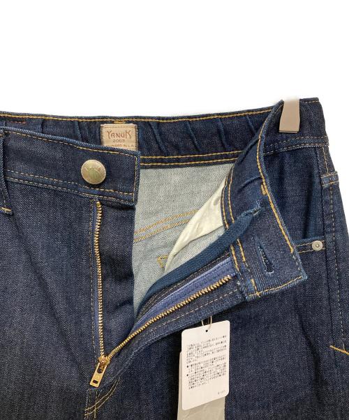 YANUK（ヤヌーク）YANUK (ヤヌーク) ワイドストレートデニムパンツ インディゴ サイズ:Sの古着・服飾アイテム