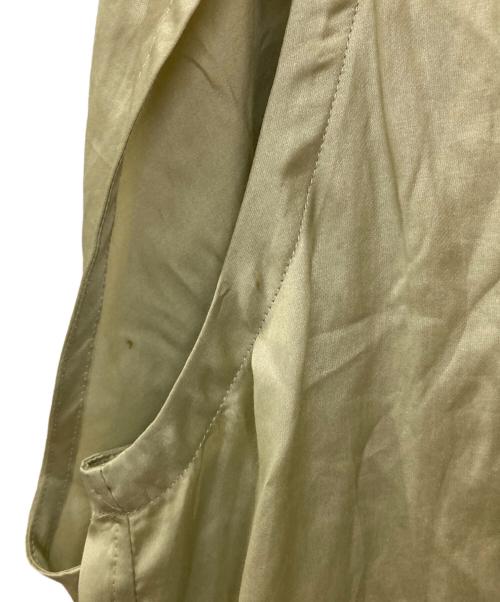 ISSEY MIYAKE（イッセイミヤケ）ISSEY MIYAKE (イッセイミヤケ) サテンラスターシャツ グリーン サイズ:2の古着・服飾アイテム