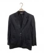 MaxMaraマックスマーラ）の古着「リネンテーラードジャケット」｜ネイビー