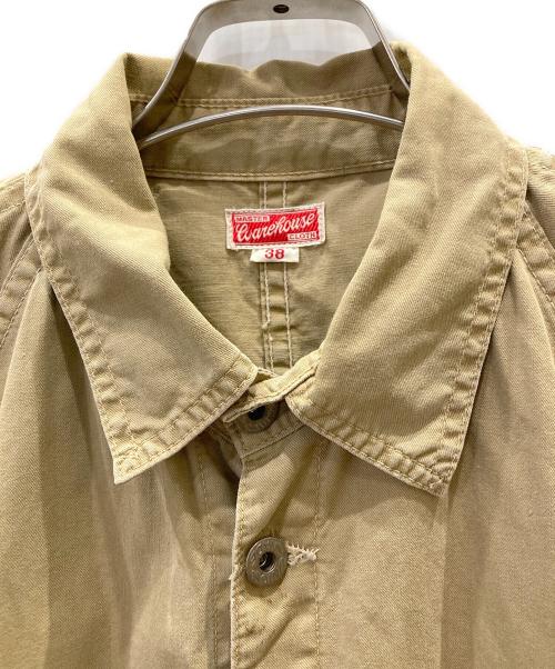 WAREHOUSE（ウエアハウス）WAREHOUSE (ウエアハウス) カバーオール ベージュ サイズ:38の古着・服飾アイテム