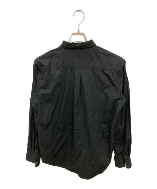 BLACK COMME des GARCONS（ブラックコムデギャルソン）BLACK COMME des GARCONS (ブラックコムデギャルソン) バイカラーシャツ ネイビー サイズ:Mの古着・服飾アイテム