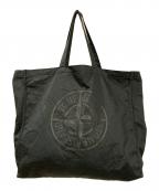 STONE ISLANDストーンアイランド）の古着「ロゴプリントトートバッグ」｜ブラック