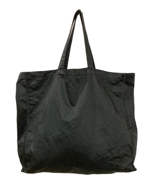 STONE ISLAND（ストーンアイランド）STONE ISLAND (ストーンアイランド) ロゴプリントトートバッグ ブラックの古着・服飾アイテム