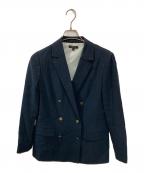 TOCCAトッカ）の古着「ダブルテーラードジャケット」｜ネイビー