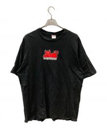 SUPREME（シュプリーム）の古着「Toy Machine Devil Cat Tee」｜ブラック