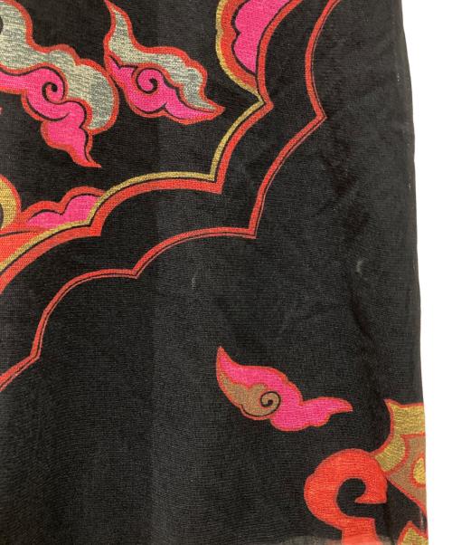 VIVIENNE TAM（ヴィヴィアンタム）VIVIENNE TAM (ヴィヴィアンタム) プリント総柄パワーネットワンピース ブラック サイズ:1の古着・服飾アイテム