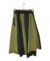 Parc.1 (パルクアン) メッシレイヤードスカート ブラック×グリーン サイズ:FREE：4000円