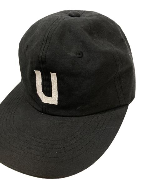 unnamed headwear（アンネームドヘッドウェア）UNNAMED HEADWEAR (アンネームドヘッドウェア) DEEP LOGO キャップ ブラックの古着・服飾アイテム