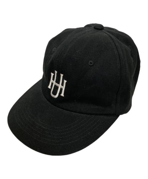 unnamed headwear（アンネームドヘッドウェア）unnamed headwear (アンネームドヘッドウェア) DEEP LOGOキャップ ブラックの古着・服飾アイテム