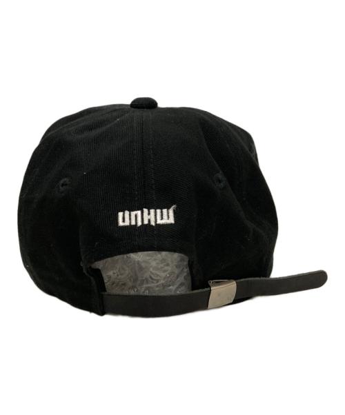 unnamed headwear（アンネームドヘッドウェア）unnamed headwear (アンネームドヘッドウェア) DEEP LOGOキャップ ブラックの古着・服飾アイテム