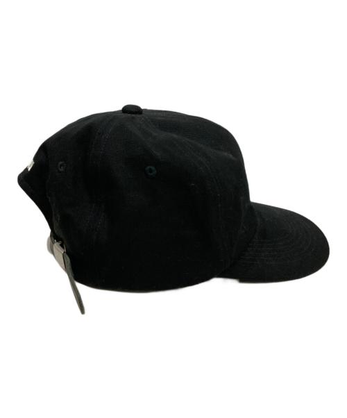 unnamed headwear（アンネームドヘッドウェア）unnamed headwear (アンネームドヘッドウェア) DEEP LOGOキャップ ブラックの古着・服飾アイテム