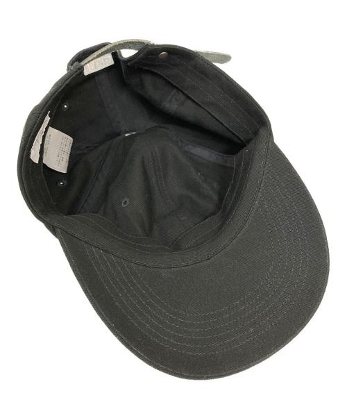 unnamed headwear（アンネームドヘッドウェア）unnamed headwear (アンネームドヘッドウェア) DEEP LOGOキャップ ブラックの古着・服飾アイテム