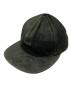 Supreme（シュプリーム）の古着「Stencil Metal Plate Suede 5 Panel Cap」｜ブラック