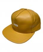 SUPREMEシュプリーム）の古着「Silver Plate Stencil 5-Panel Cap」｜イエロー