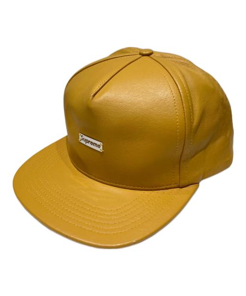 SUPREME（シュプリーム）Supreme (シュプリーム) Silver Plate Stencil 5-Panel Cap イエローの古着・服飾アイテム