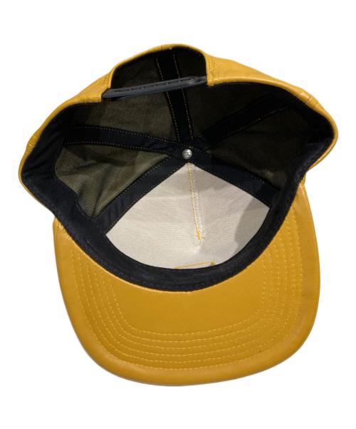 SUPREME（シュプリーム）Supreme (シュプリーム) Silver Plate Stencil 5-Panel Cap イエローの古着・服飾アイテム
