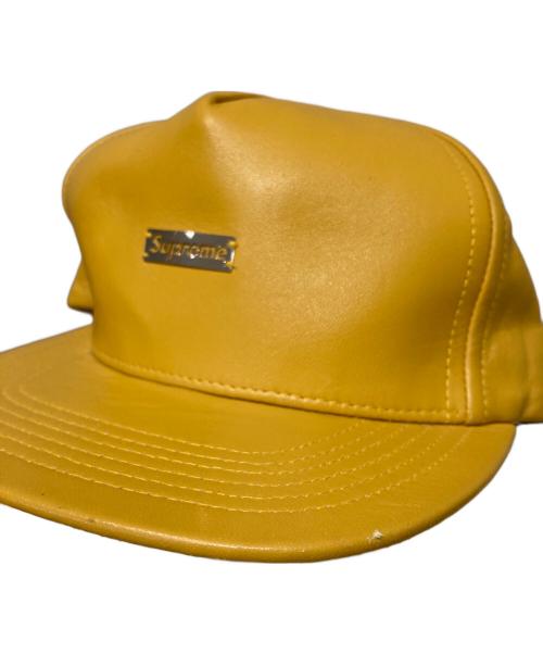 SUPREME（シュプリーム）Supreme (シュプリーム) Silver Plate Stencil 5-Panel Cap イエローの古着・服飾アイテム