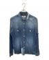 FDMTL（ファンダメンタル）の古着「刺し子パッチワークデニムシャツ」｜インディゴ