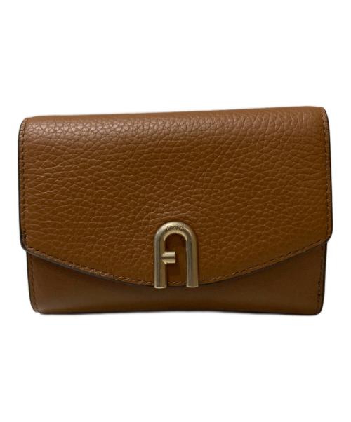 FURLA（フルラ）FURLA (フルラ) プリムラ/コンパクトウォレット ブラウンの古着・服飾アイテム