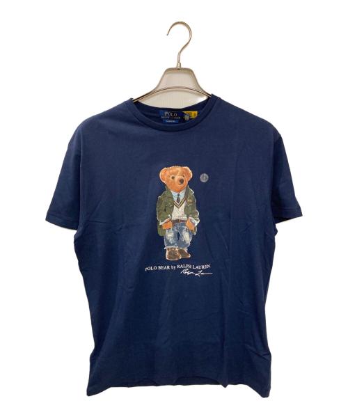POLO RALPH LAUREN（ポロ・ラルフローレン）POLO RALPH LAUREN (ポロ・ラルフローレン) ポロベアプリントTシャツ ネイビー サイズ:Sの古着・服飾アイテム