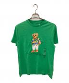 POLO RALPH LAURENポロ・ラルフローレン）の古着「ポロベアプリントTシャツ」｜グリーン