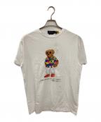 POLO RALPH LAURENポロ・ラルフローレン）の古着「ポロベアプリントTシャツ」｜ホワイト