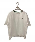 LACOSTEラコステ）の古着「ミラノリブニット ボクシー Tシャツ」｜ホワイト