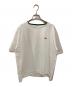 LACOSTE（ラコステ）の古着「ミラノリブニット ボクシー Tシャツ」｜ホワイト