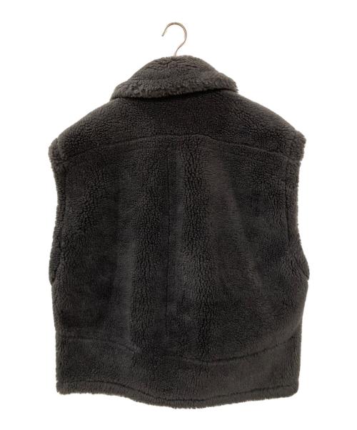 haunt（ハウント）haunt (ハウント) ボアベスト グレー サイズ:Mの古着・服飾アイテム