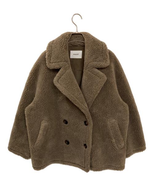 haunt（ハウント）haunt (ハウント) ボアコート ブラウン サイズ:36の古着・服飾アイテム
