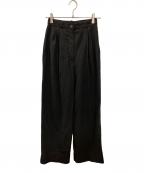 HERMESエルメス）の古着「オールドウールタックスラックス」｜グレー