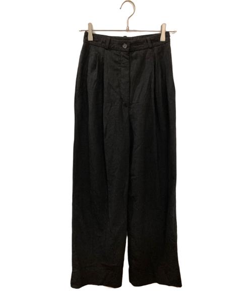 HERMES（エルメス）HERMES (エルメス) オールドウールタックスラックス グレー サイズ:34の古着・服飾アイテム