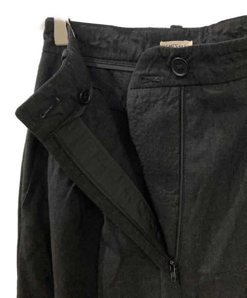 HERMES（エルメス）HERMES (エルメス) オールドウールタックスラックス グレー サイズ:34の古着・服飾アイテム