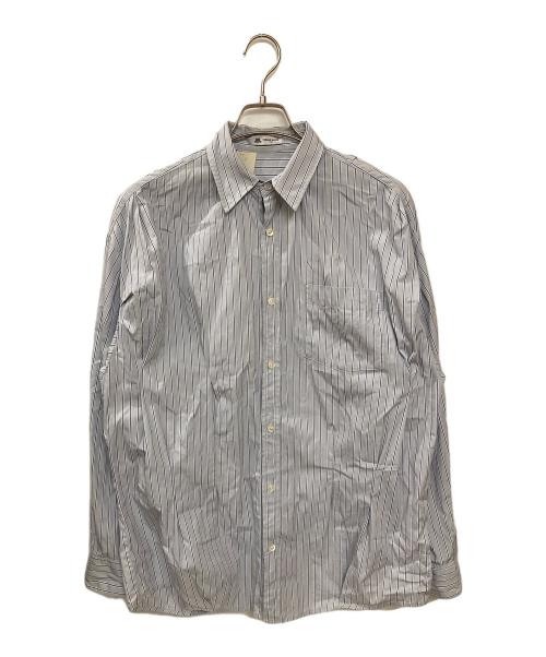 THOMAS MASON（トーマスメイソン）THOMAS MASON (トーマスメイソン) N.HOOLYWOOD (エヌ ハリウッド) ストライプシャツ ブルー サイズ:不明(実寸サイズをご確認ください)の古着・服飾アイテム