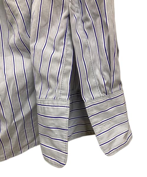 THOMAS MASON（トーマスメイソン）THOMAS MASON (トーマスメイソン) N.HOOLYWOOD (エヌ ハリウッド) ストライプシャツ ブルー サイズ:不明(実寸サイズをご確認ください)の古着・服飾アイテム