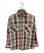 ST JOHN'S BAY×big macセントジョンズベイ×ビッグマック）の古着「チェックネルシャツ」｜グレー