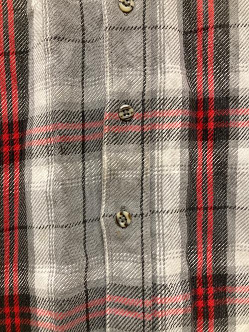 ST JOHN'S BAY（セントジョンズベイ）ST JOHN'S BAY (セントジョンズベイ) BIG MAC (ビッグマック) チェックネルシャツ グレー サイズ:Mの古着・服飾アイテム