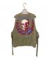 Hysteric Glamour (ヒステリックグラマー) ロゴスカルプリントミリタリーベスト オリーブ サイズ:FREE：6000円