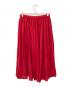 maison de soil (メゾンドソイル) ボイルドウールプレーンギャザースカート レッド サイズ:2：5000円