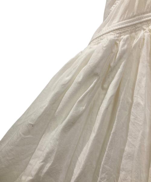 Curensology（カレンソロジー）Curensology (カレンソロジー) レイヤードギャザーブラウス ホワイト サイズ:FREEの古着・服飾アイテム