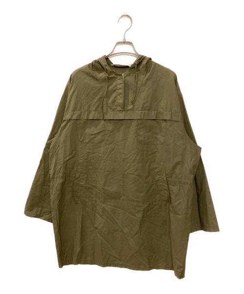 MIU MIU（ミュウミュウ）MIU MIU (ミュウミュウ) 90S コットンナイロンフードプルオーバー オリーブ サイズ:SIZE40の古着・服飾アイテム