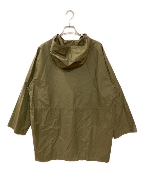 MIU MIU（ミュウミュウ）MIU MIU (ミュウミュウ) 90S コットンナイロンフードプルオーバー オリーブ サイズ:SIZE40の古着・服飾アイテム
