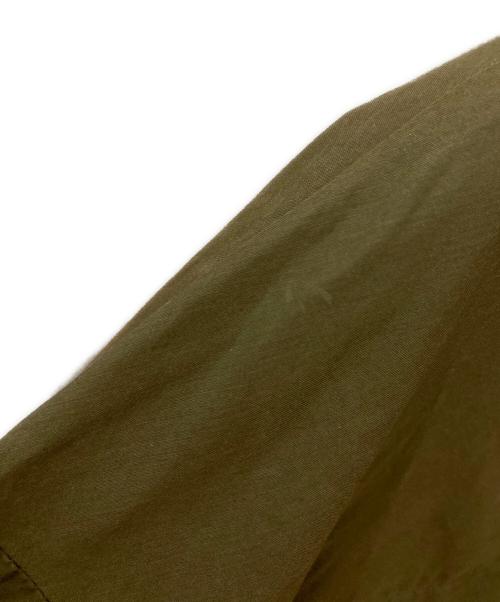 MIU MIU（ミュウミュウ）MIU MIU (ミュウミュウ) 90S コットンナイロンフードプルオーバー オリーブ サイズ:SIZE40の古着・服飾アイテム