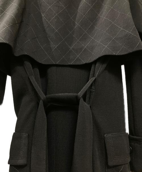 CHANEL（シャネル）CHANEL (シャネル) ココマークボタンウールジャージートレンチコート ネイビー サイズ:38の古着・服飾アイテム