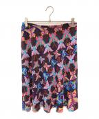 VIVIENNE TAMヴィヴィアンタム）の古着「バタフライ総柄パワーネットスカート」｜パープル