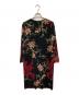 VIVIENNE TAM (ヴィヴィアンタム) 総柄パワーネットワンピース ブラック サイズ:42：9000円